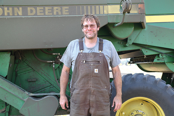 Mark McCorriston, who farms in the Moosomin and Rocanville area, said his love of farming started when he was younger and helped his father on the family farm.<br />
